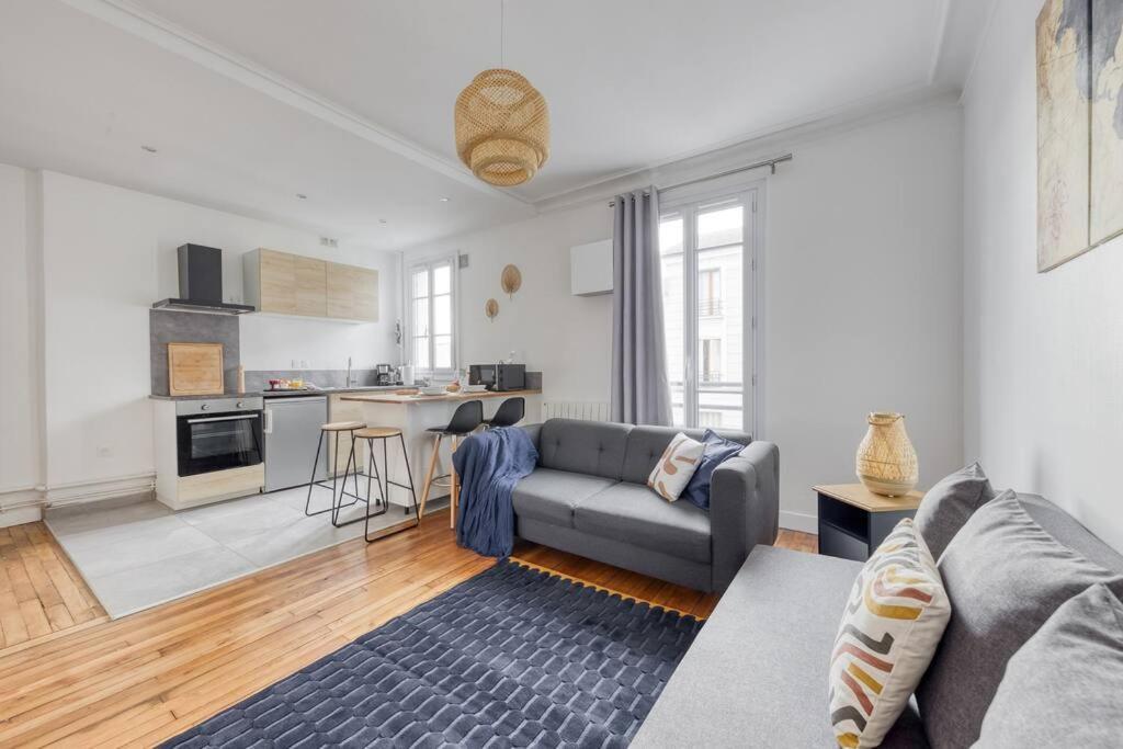 Au Quai De Seine De Paris Appartement- T2 فيتري سور سين المظهر الخارجي الصورة